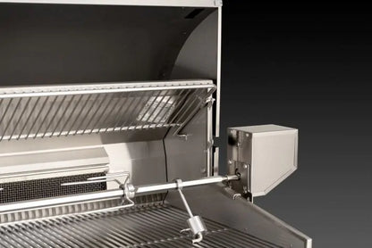 Fire Magic Echelon Diamond E1060s "A" Series Freestanding Gas Grill With Rotisserie, Infrared Burner, Power Burner, Analog Thermometer & Magic View Window, Natural Gas (E1060S-8LAN-51-W)
