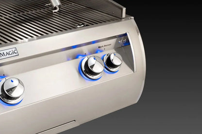 Fire Magic Aurora A830s 46" Propane Gas and Charcoal Freestanding Dual Grill with Backburner, Rotisserie Kit and Analog Thermometer (A830S-8EAP-61-CB)