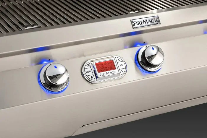 Fire Magic Echelon Diamond E1060s 48" Freestanding Gas Grill With Rotisserie, Power Burner, Digital Thermometer & Magic View Window, Natural Gas (E1060S-8E1N-51-W)