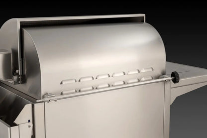 Fire Magic Aurora A830s 46" Natural Gas and Charcoal Freestanding Dual Grill with 1 Sear Burner and Analog Thermometer (A830S-7LAN-61-CB)
