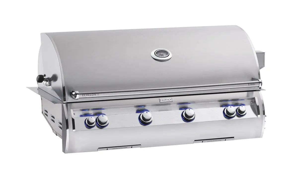 Fire Magic Echelon Diamond E1060i A Series 48" Built-In Gas Grill With Rotisserie & Analog Thermometer, Propane (E1060I-8EAP)