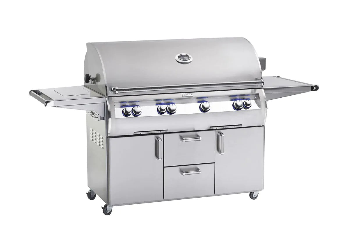 Fire Magic Echelon Diamond E1060s 48" A Series Freestanding Gas Grill With Rotisserie, Single Side Burner & Analog Thermometer, Propane (E1060S-8EAP-62)
