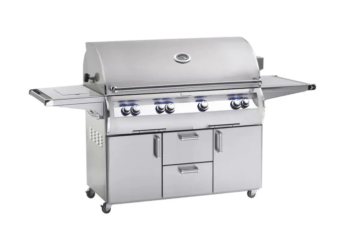Fire Magic Echelon Diamond E1060s 48" A Series Freestanding Gas Grill With Rotisserie, Single Side Burner & Analog Thermometer, Natural Gas (E1060S-8EAN-62)