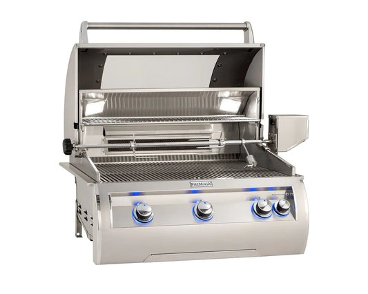 Fire Magic Echelon Diamond E660i 30" Built-In A Series Gas Grill With Infrared Burner, Rotisserie & Magic View Window, Propane (E660i-8LAP-W)