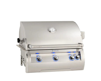 Fire Magic Echelon Diamond E660i 30" Propane Gas Built-In Grill with Backburner, Rotisserie Kit and Analog Thermometer (E660I-8EAP)