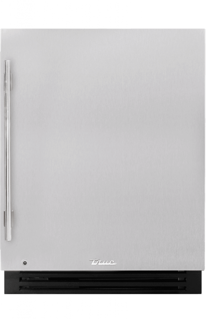 True Residential TUBADA24RSAS 24 Inch Solid Stainless Door Right Hinge Ada Height Undercounter Beverage Center