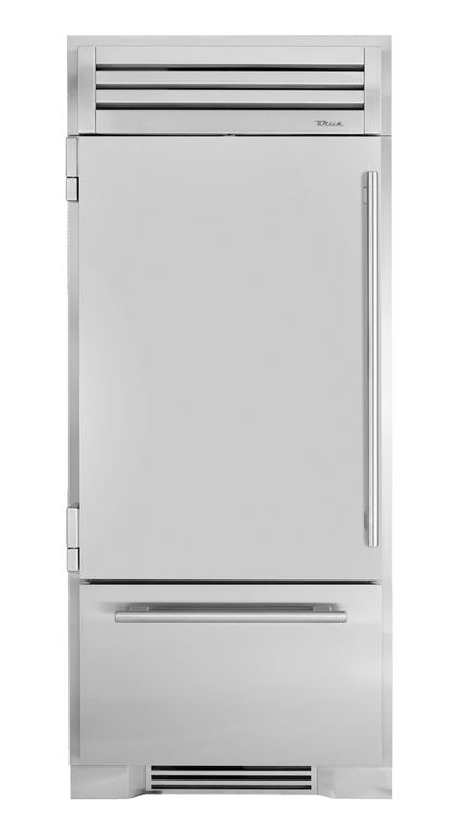 True Residential TR36RBFLSSA 36 Inch Solid Stainless Door Left Hinge Refrigerator With Bottom Freezer