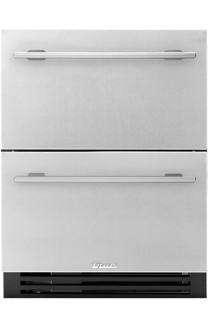 True Residential TURADA24DAS 24 Inch Solid Stainless Door Ada Height Undercounter Refrigerator Drawer