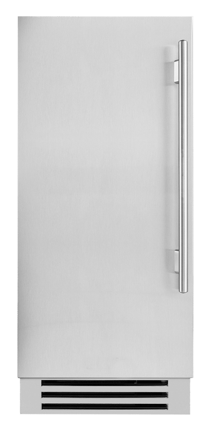 True Residential TUI15LSSD 15 Inch Solid Stainless Door Left Hinge Clear Ice Machine