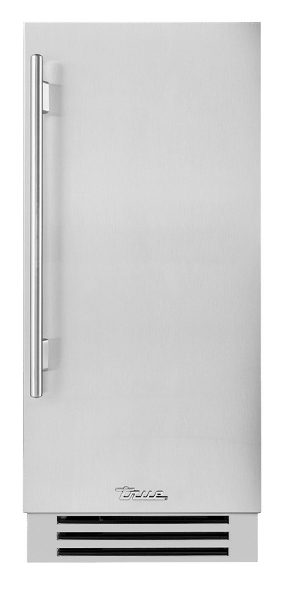 True Residential TUI15RSSD 15 Inch Solid Stainless Door Right Hinge Clear Ice Machine