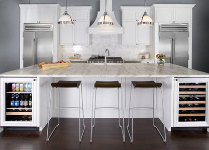 True Residential TBC24RSGC 24 Inch Stainless Glass Door Right Hinge Undercounter Beverage Center