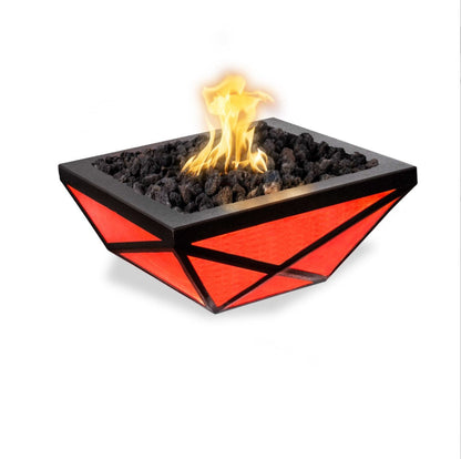 Gladiator Led Fire Bowl Metal Powder Coat by The Outdoor Plus - Free Cover Included