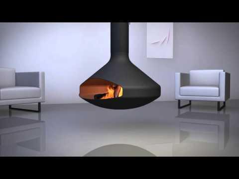 European Home Ergofocus Wood Indoor Fireplace