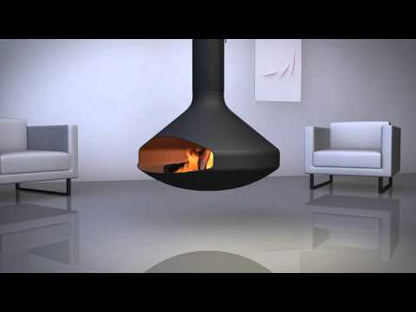 European Home Ergofocus Wood Indoor Fireplace