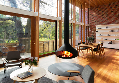 European Home Ergofocus Wood Indoor Fireplace