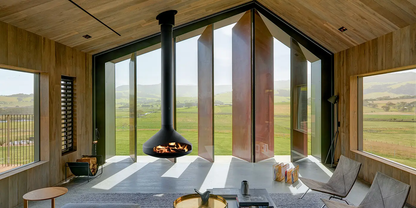 European Home Ergofocus Wood Indoor Fireplace