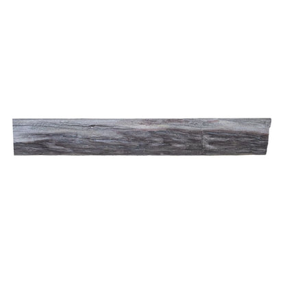 Lexington Hearth Cabin Pine Concrete Faux Wood Mantel Shelf