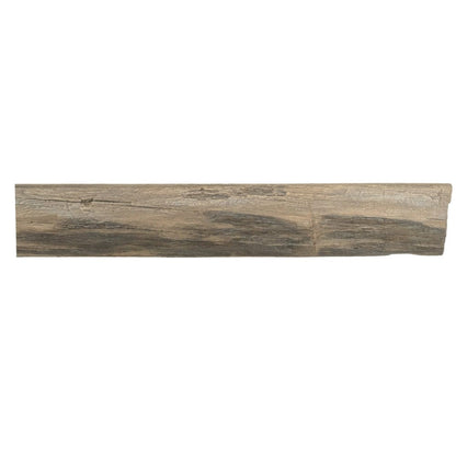 Lexington Hearth Cabin Pine Concrete Faux Wood Mantel Shelf