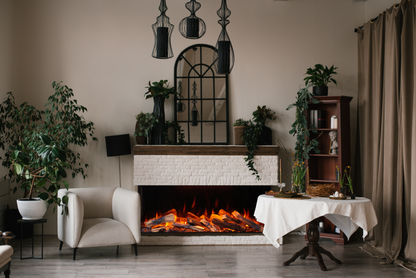 Amantii 75" LumaForest Smart Electric Fireplace