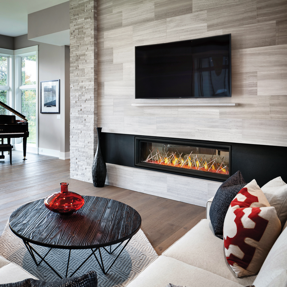 Napoleon Luxuria 62" Single Sided Linear Direct-Vent Gas Fireplace