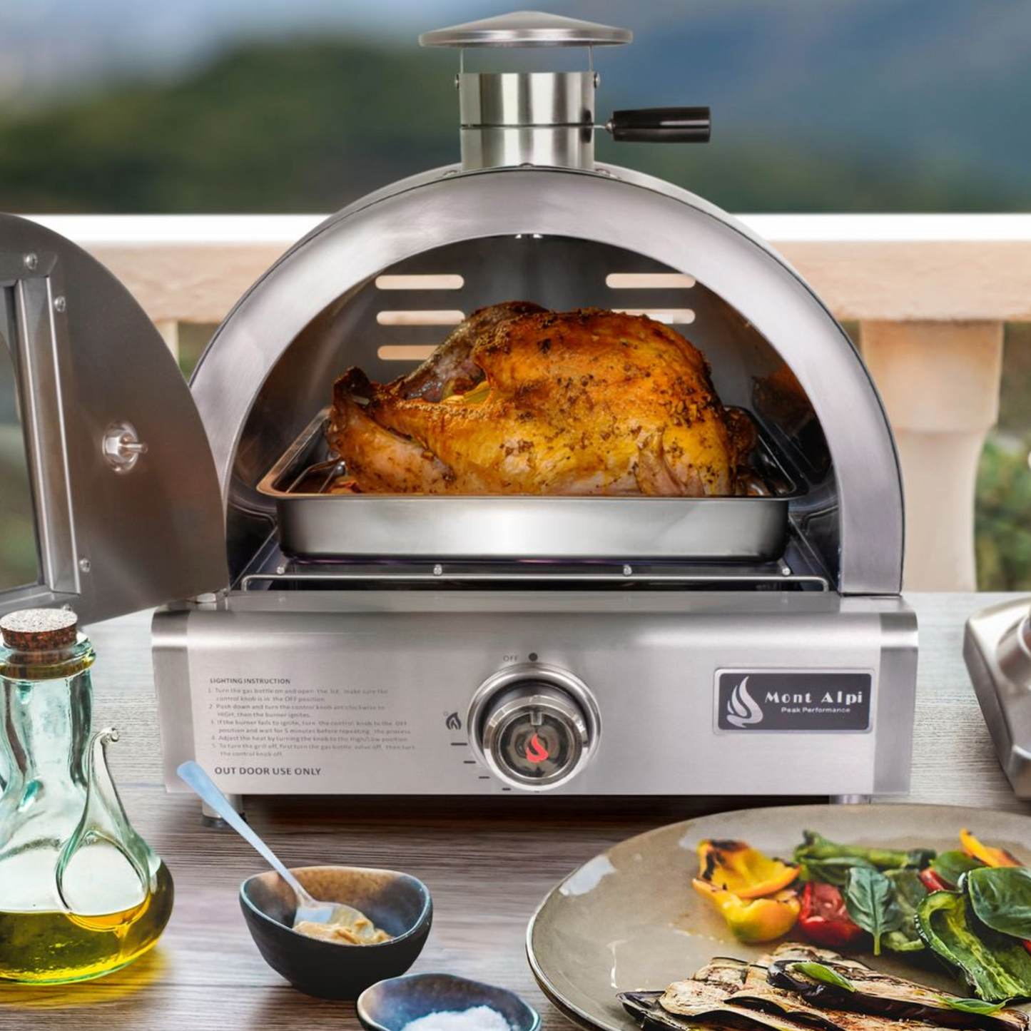 Mont Alpi Portable Table Top Pizza Oven