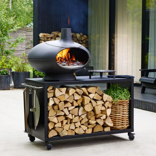 Morso Outdoor Forno Garden Set w/ Large Table & Grill