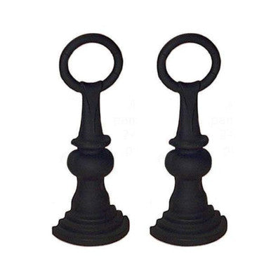 Napoleon Andirons, Black - ANIH