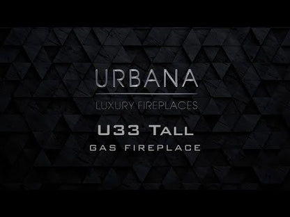 Urbana U33 Tall Gas Fireplace
