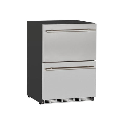 24" Outdoor rated Double Drawer Refrigerator