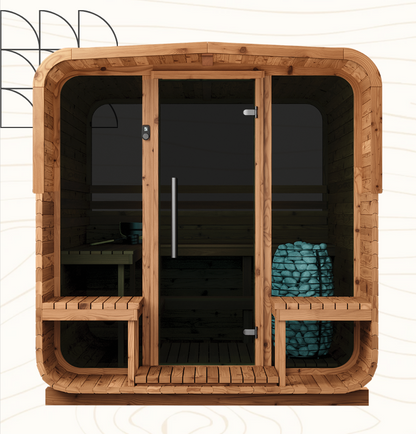 Thermory Natural Square Sauna