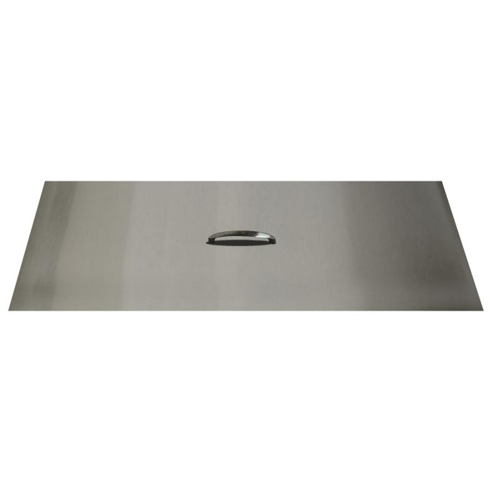 52" x 10" Stainless Steel Rectangular Lid by The Outdoor Plus