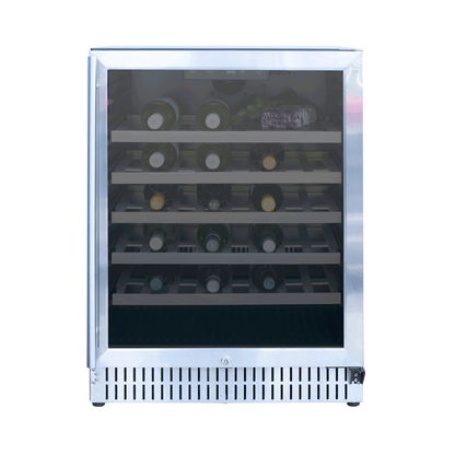 24" 5.3c Deluxe Outdoor Rated Wine Cooler