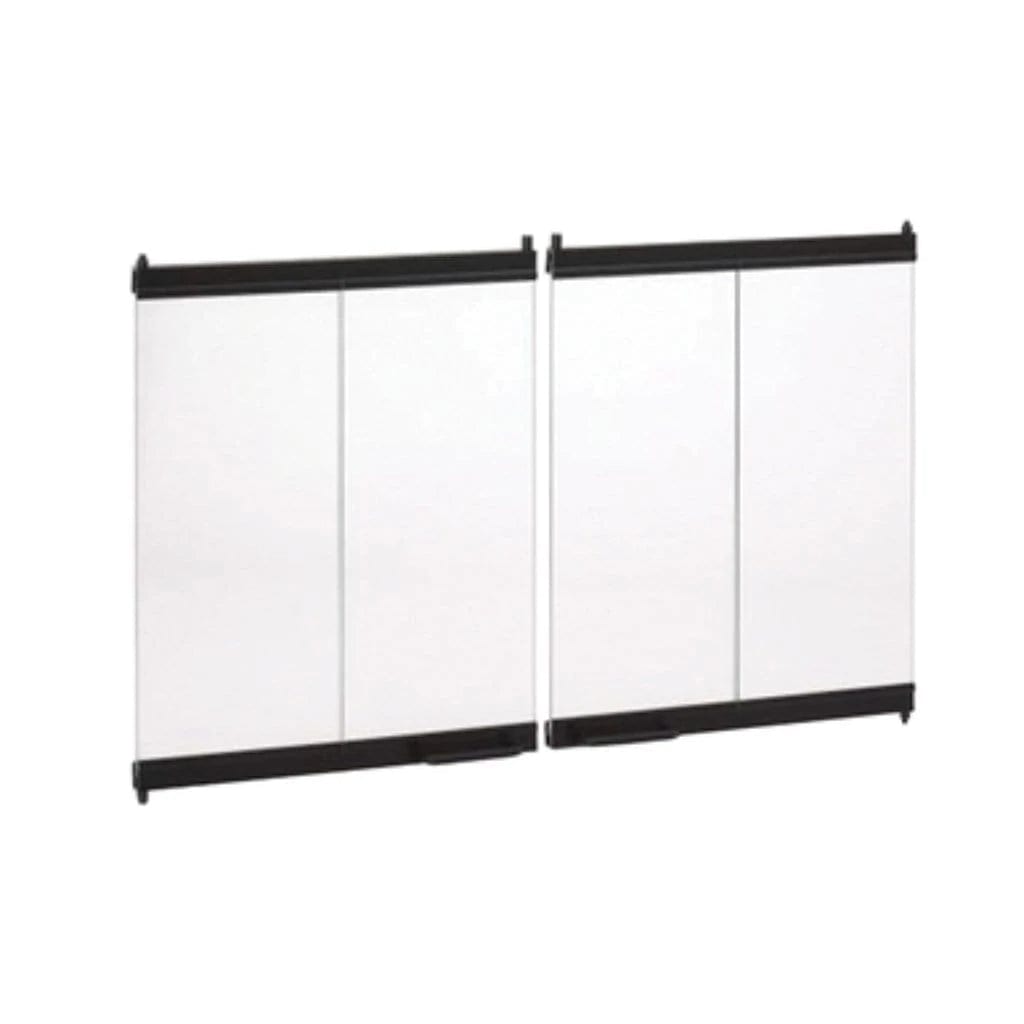 Astria 48 inch Masonry Ceramic Glass Bi-Fold Door Ebony BDMO48EA