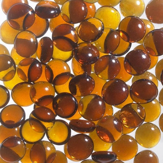 Astria 6 Pound Amber Smooth Glass Pebble Media Kit GP43A