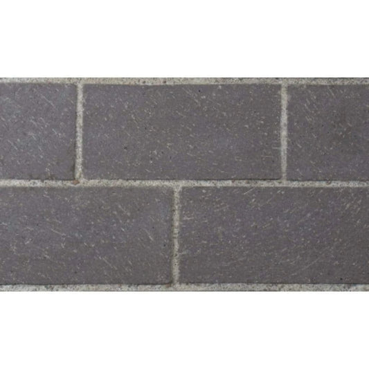 Astria 50 inch Masonry Slate Grey Full Stacked Brick Liner MOSAIC50SGFS