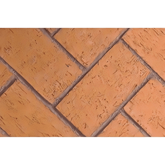 Astria 50 inch Mosaic Masonry Warm Red Full Herringbone Brick Liner MOSAIC50WRFH